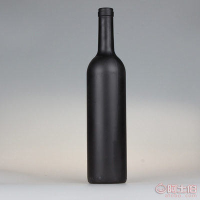【黑色喷涂红酒瓶750ML黑色葡萄酒瓶红酒瓶出口品质价格低廉】 - 产品库