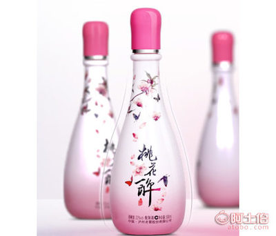 【晶白料白酒瓶喷涂白色桃花醉粉色玻璃酒瓶定做】郓城县海大包装厂 - 产品库
