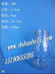 徐州玻璃奶瓶价格 厂家直销无铅饮料瓶