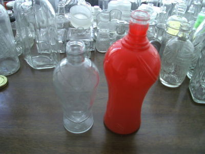 【供应 酒瓶 喷涂酒瓶 玻璃包装容器】价格,厂家,图片,其他玻璃包装容器,义乌市九如玻璃制品厂-